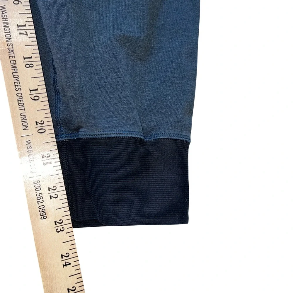Lululemon Fold Over High‎ Waisted Jogger Pants Gray Black Size 4